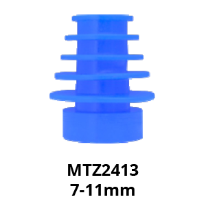 Typ 7 Ohrstöpsel 7-11mm blau 10 Stück