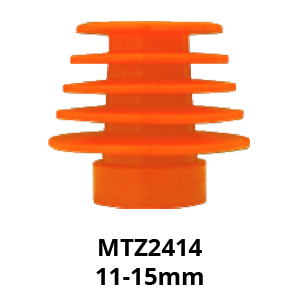 Typ 7 Ohrstöpsel 11-14mm orange 10 Stück